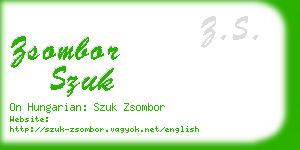 zsombor szuk business card